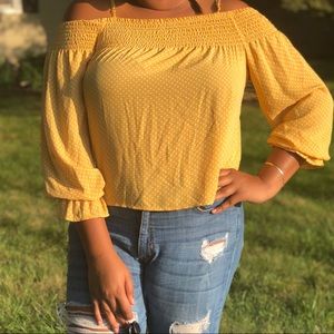 off the shoulder top